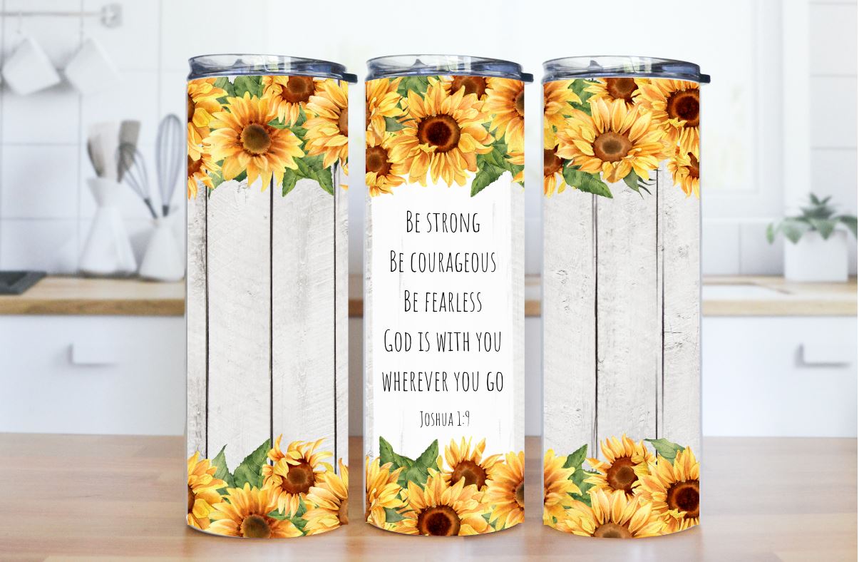 Joshua 1:9 20oz tumbler